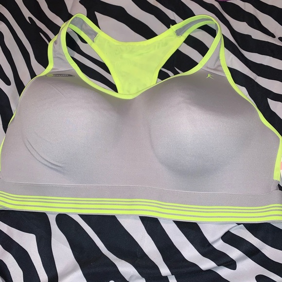 DANSKIN NOW RACERBACK PADDED SPORTS BRA WIRE-FREE - Picture 1 of 8
